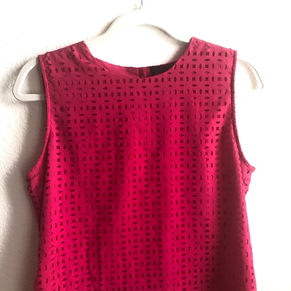 Pink eyelet cynthia rowley button back - Picture 3 of 7